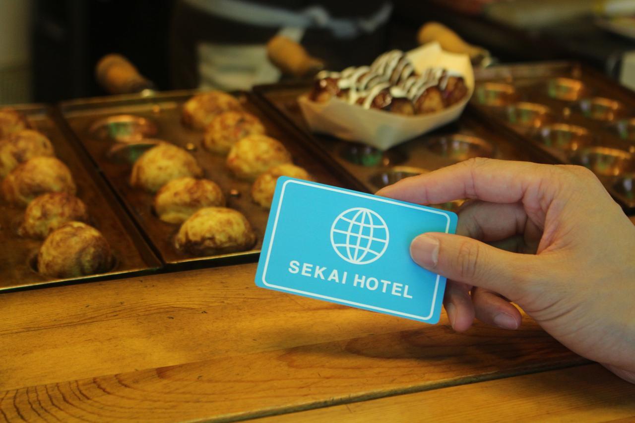 Sekai Hotel Shika Осака Экстерьер фото